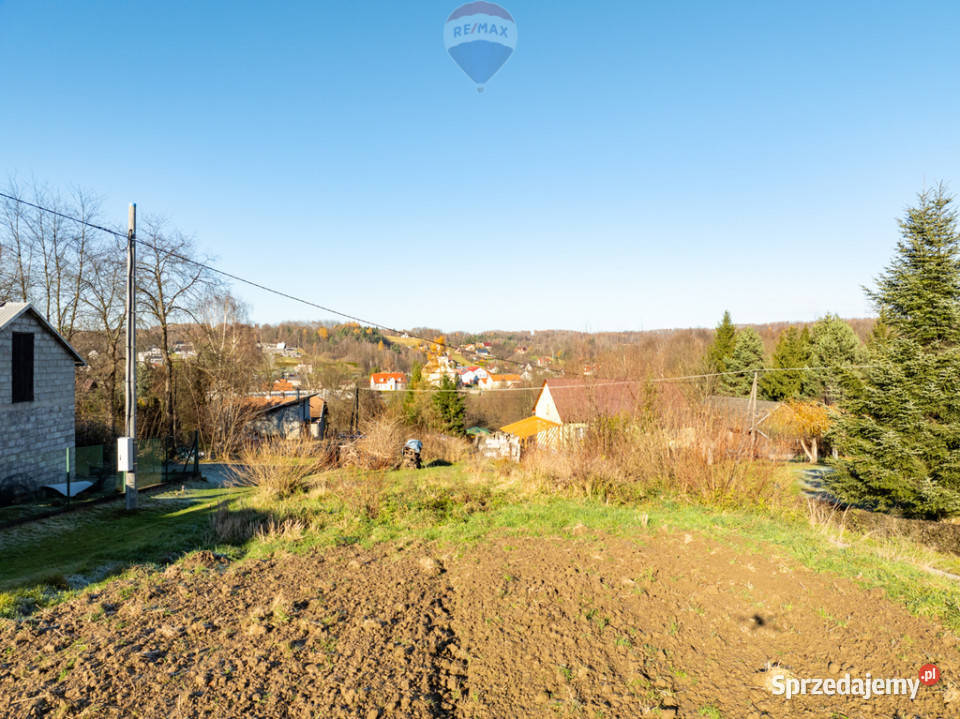 10 arów budowlane w zielonej części Izdebnika małopolskie