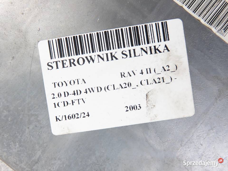 STEROWNIK TOYOTA RAV 4 II 20 D4D 8966142B50 osobowe małopolskie