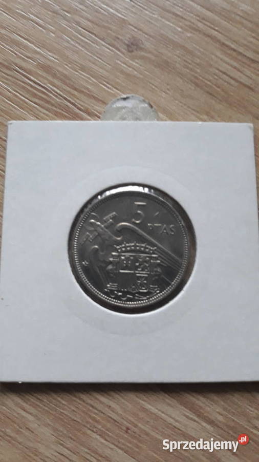 5 Peset Hiszpania 1957 r Konin