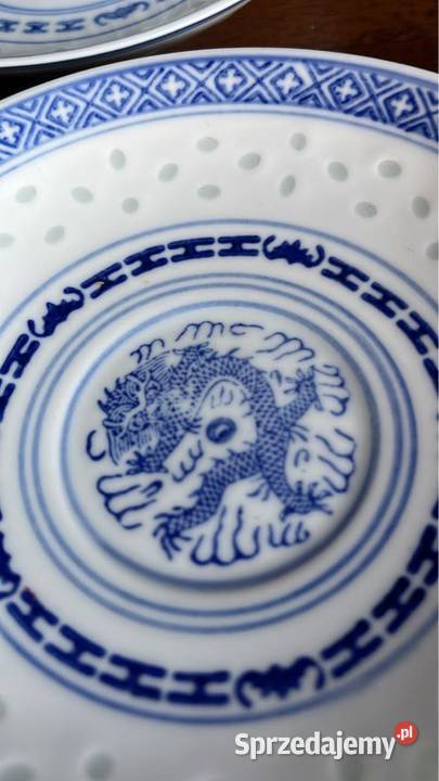 Talerzyk niska miseczka Ryżowa porcelana Smok Gdańsk sprzedam