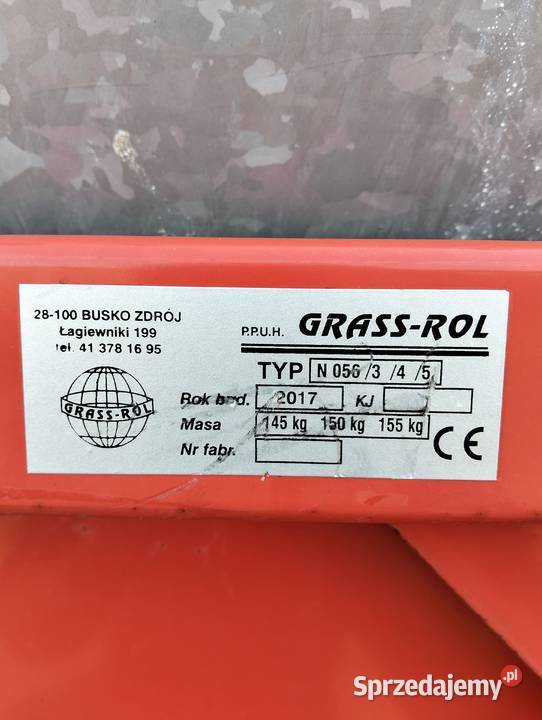 Rozsiewacz nawozu grassroll Krzemieniewice
