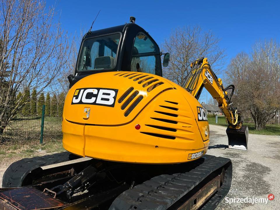 koparka JCB 8085 rototill Kobylin-Kruszewo