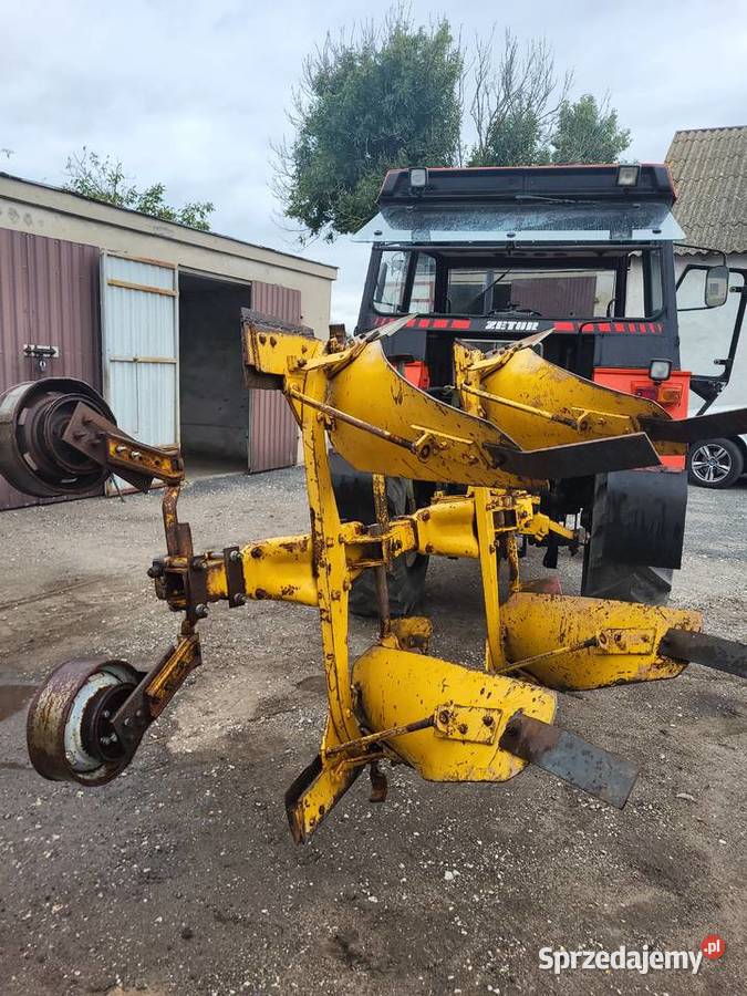 Pług 2 skibowy obrotowy Rumptstad 2x40 nieuszkodzony Pługi