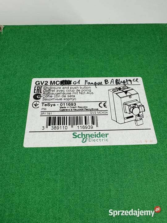 Schneider Electric GV2MC01 Obudowa wyłącznika Pozostałe