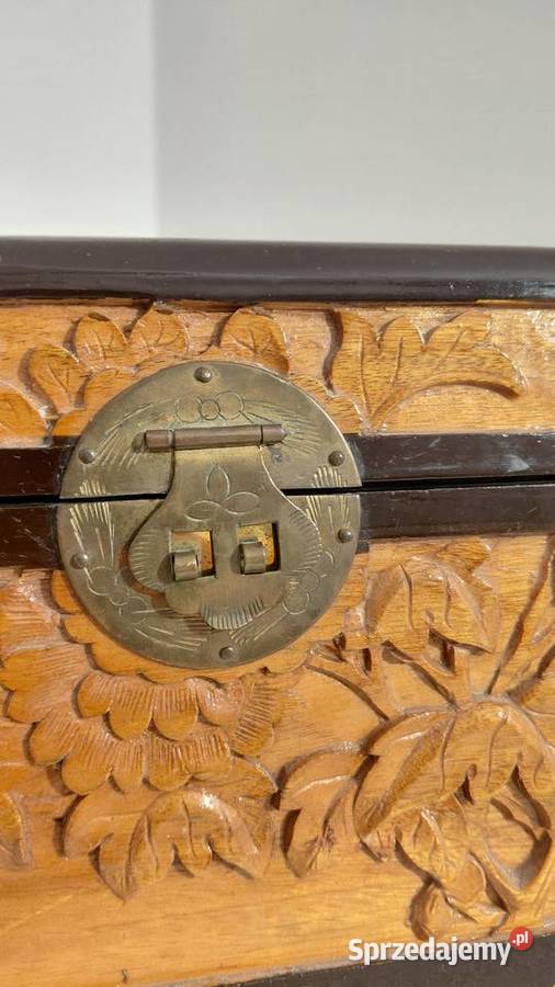 pudełko skrzynka szkatułka na biżuterię Krzykawa sprzedam