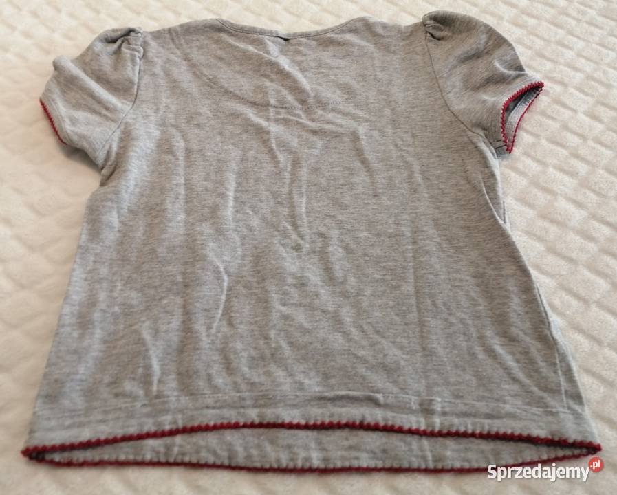 Koszulka krótki rękaw dziewczęca kwiatki 92 Rozmiar 92 śląskie Czeladź sprzedam