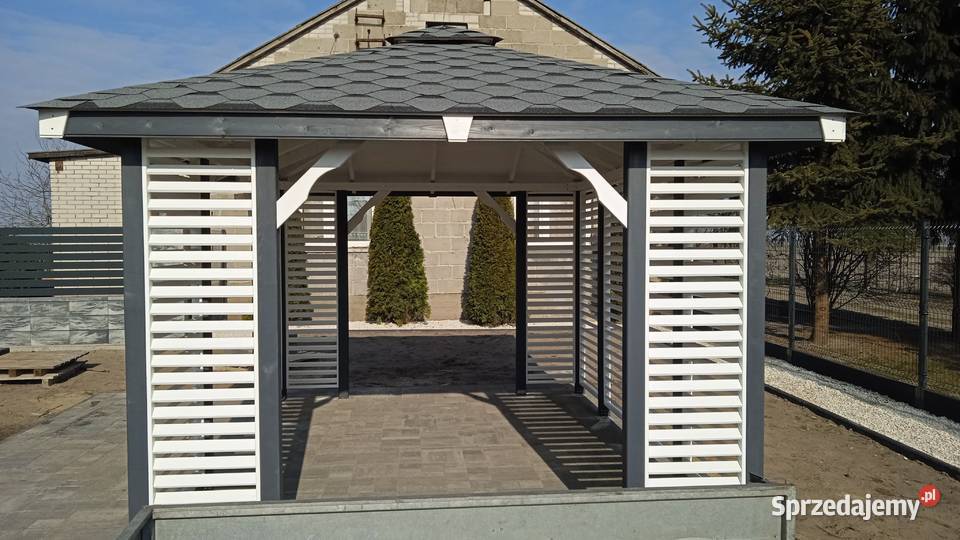 Altana drewniana ogrodowa Barcelona Szybka Marki