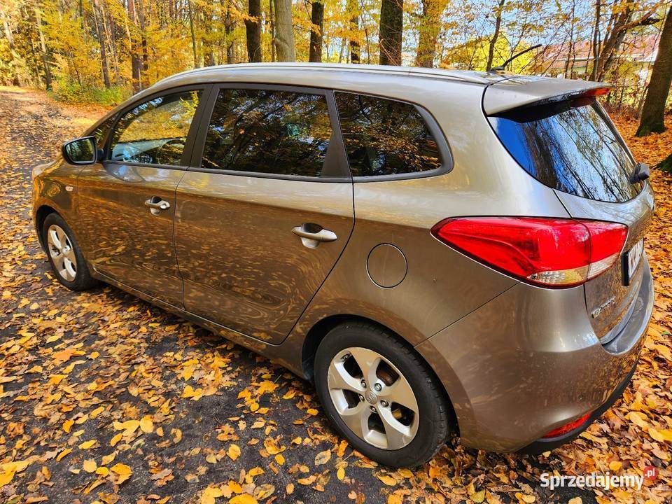 Kia Carens 2014 Salon ASO 17 szary mazowieckie Mińsk Mazowiecki sprzedam