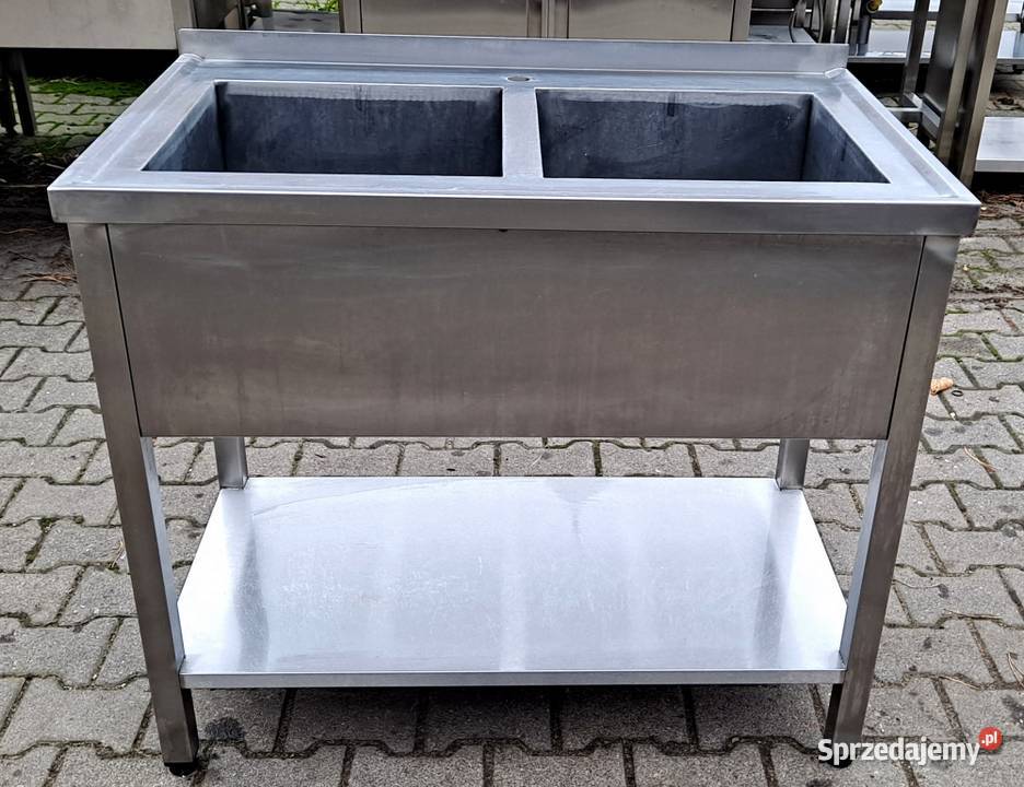 Zlew Basen 2 komorowy z Półką 1006085 M1248 N Nowe Skalmierzyce