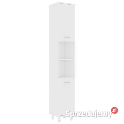 vidaXL Szafka łazienkowa biała 30x30x179 mazowieckie Warszawa