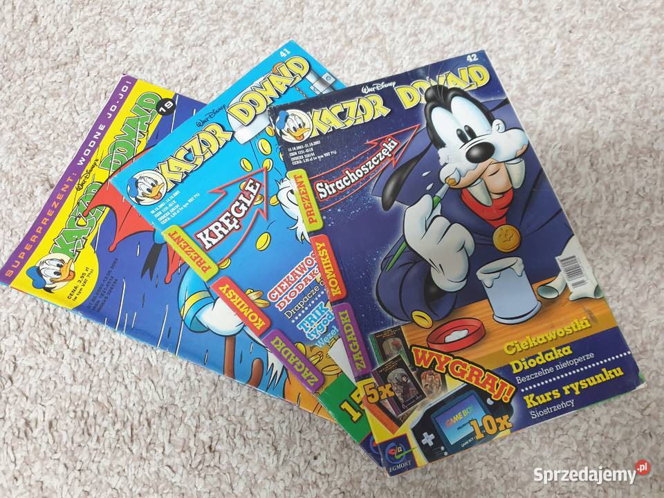 Kaczor Donald zestaw 3 komiksów 2003 Gdynia sprzedam