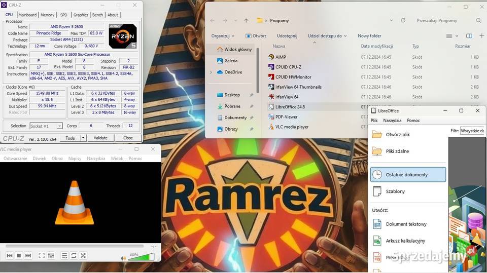 Komputer Ramrez Mini V2 Ryzen 5 2600 RX470 4GB
