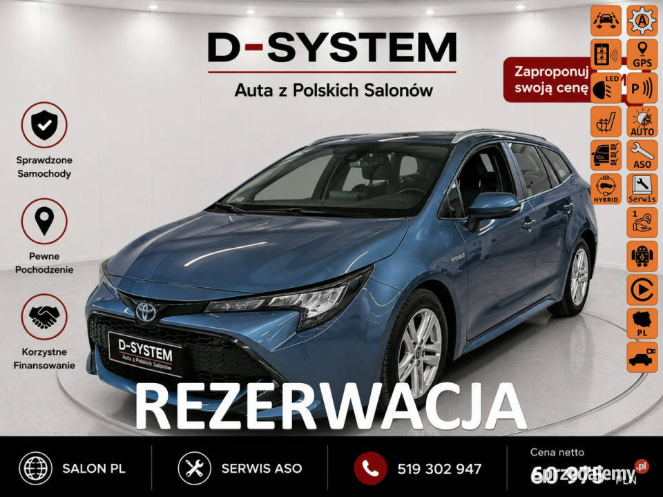 Toyota Corolla 22 Salon Polska 18 HYBRID 1wł z podlaskie Białystok