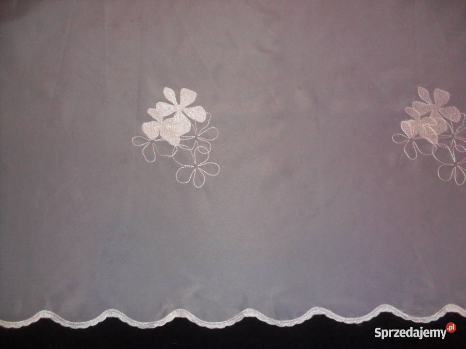 firana gotowa 165 x 180 woal haft Wystrój okien dolnośląskie Wrocław