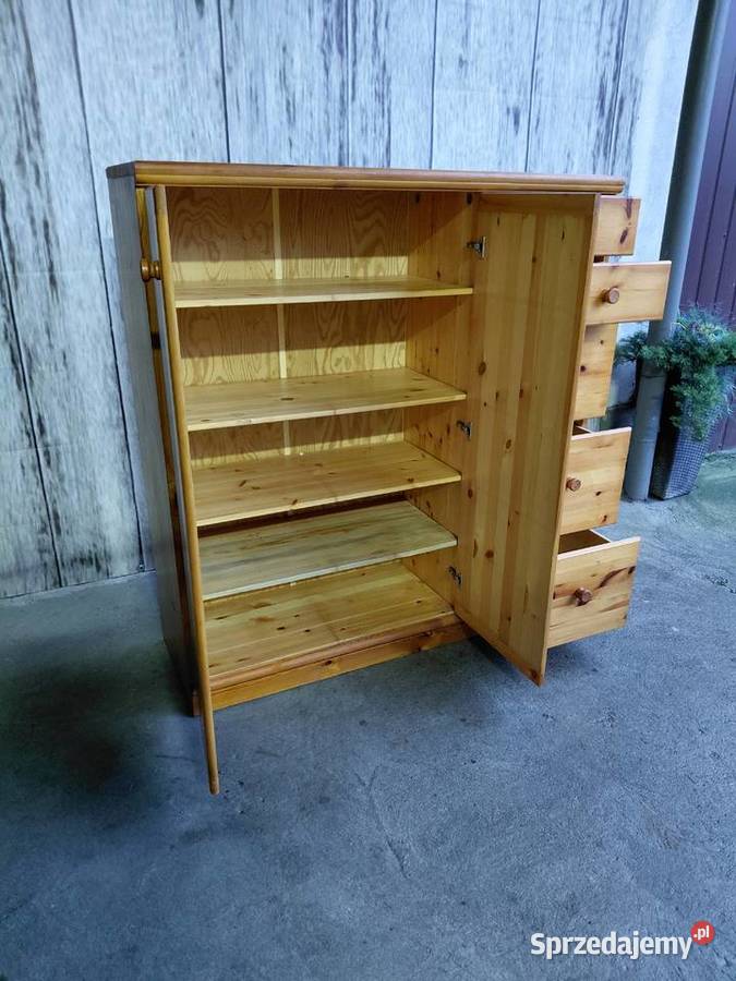 wysoka komoda sosnowa 465 Byczyna
