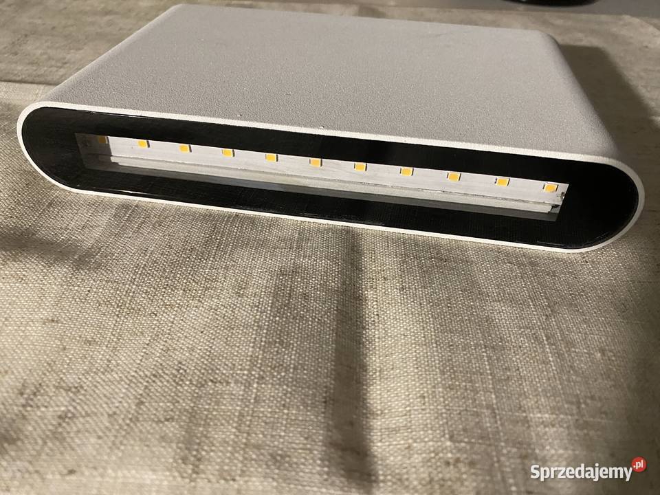 Aluminiowa lampa ścienna LED idealna do sypialni Halogeny i naświetlacze Katowice