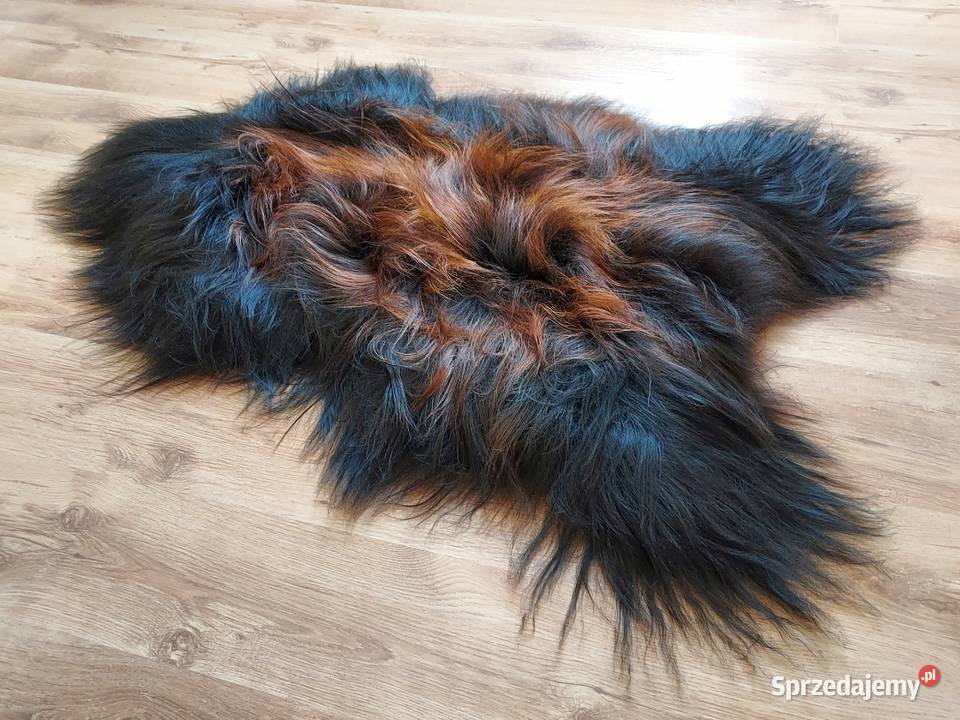 Skóra Owcza Island Ognista Czerń Płomienista