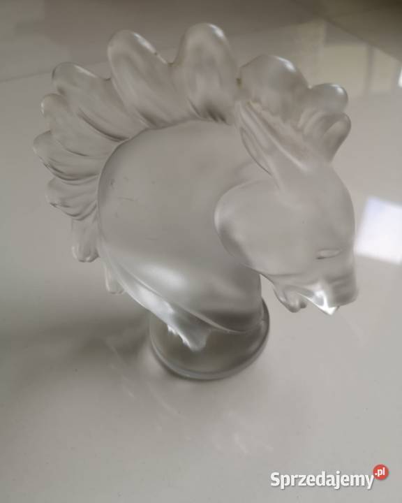 Szklana figurka Głowa Konia Toruń