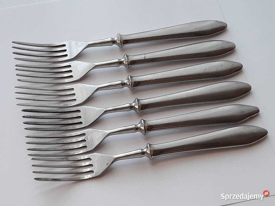 Stare kute widelce obiadowe 2 KROPLA WODY