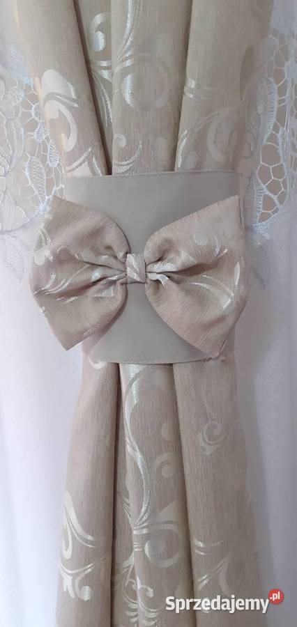 Zasłony jasny beż inny kolor mazowieckie Mława sprzedam