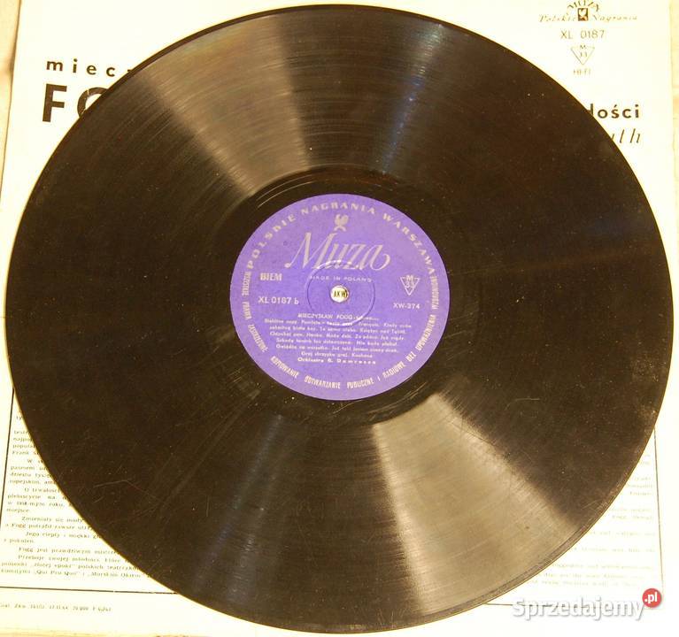 Płyta winylowa MIECZYSŁAW FOGG z 1964 r mazowieckie Warszawa sprzedam