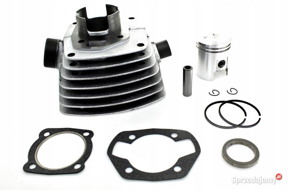 Cylinder WSK WFM SHL 125 52mm żeliwny tłok