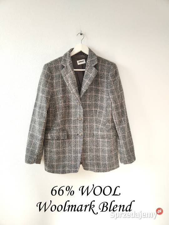 Wełniana Marynarka Żakiet Vintage y2k Hucke Wool Jasło sprzedam