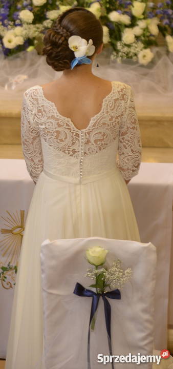 Suknia ślubna klasyczna i wygodna r3840 Będzin
