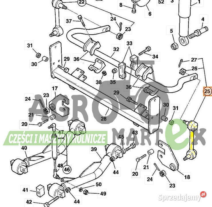 47801609 47801609 ŁĄCZNIK STABILIZATORA LH JCB dolnośląskie sprzedam