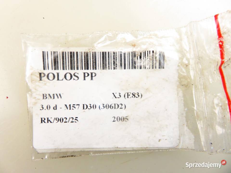 PÓŁOŚ PRAWA PRZEDNIA BMW X3 E83 xDrive 30 d małopolskie