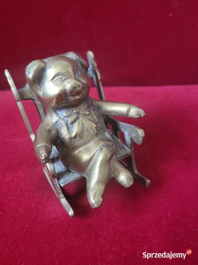 Figurka kolekcjonerska z mosiądzu PROSIACZEK NA
