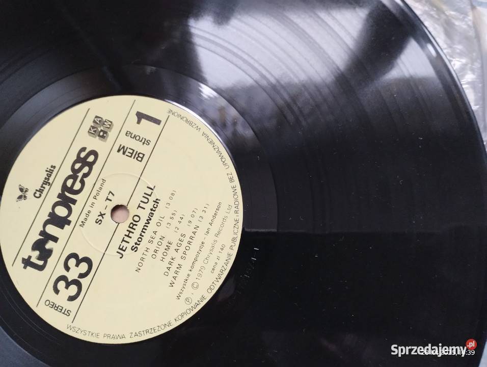 Jethro Tull Stormwatch płyta nowa Szczecin