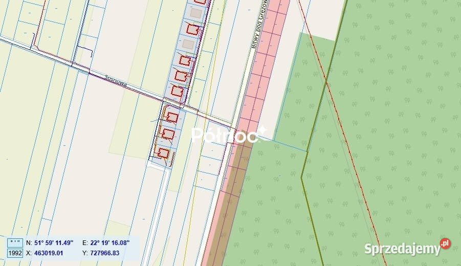 Działki budowlane pod lasem Gręzówka Kolonia Gręzówka-Kolonia