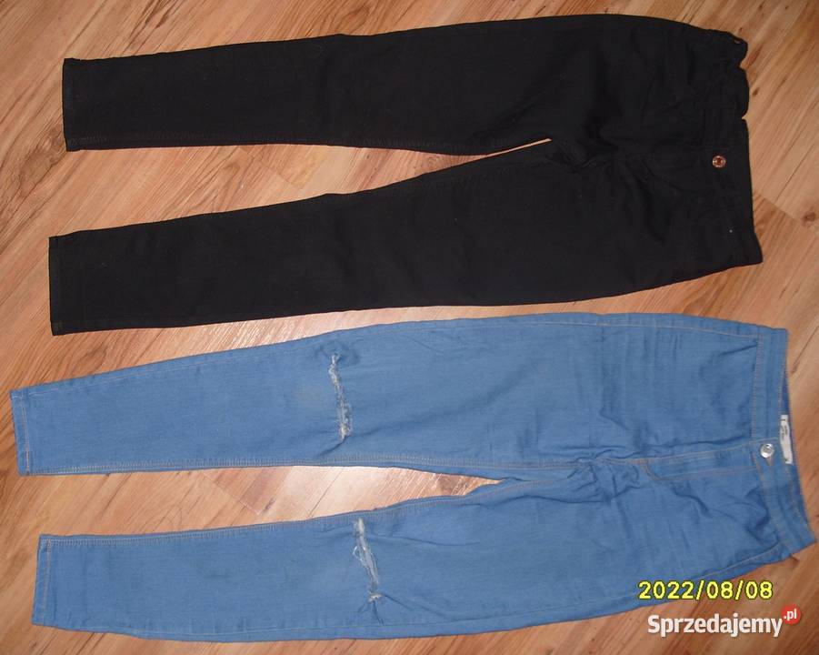 2xSkinny Denim SINSAY z przecieranymi nogawkami Rawicz