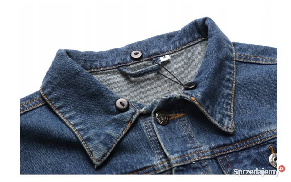Bluza koszula katana jeansowa z odpinanym Sosnowiec