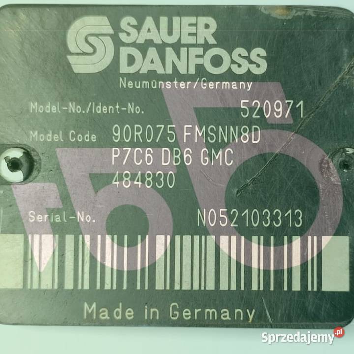 Pompa jazdy 520971 Sauer Danfoss 90R075 Merlo P Wilkowo