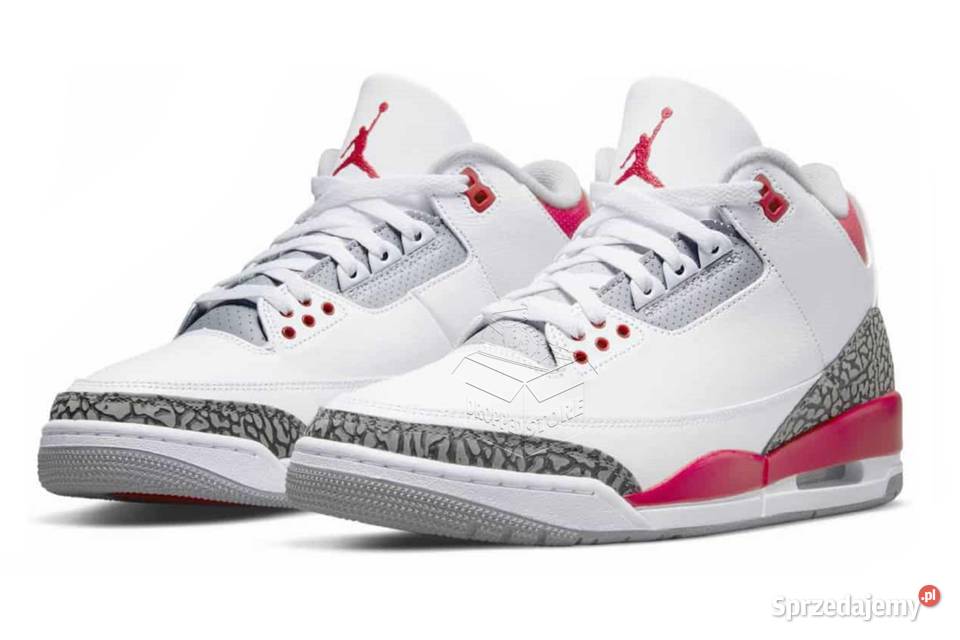 Nike AIR JORDAN 3 Fire Red DN3707160 Sportowe Szczecin