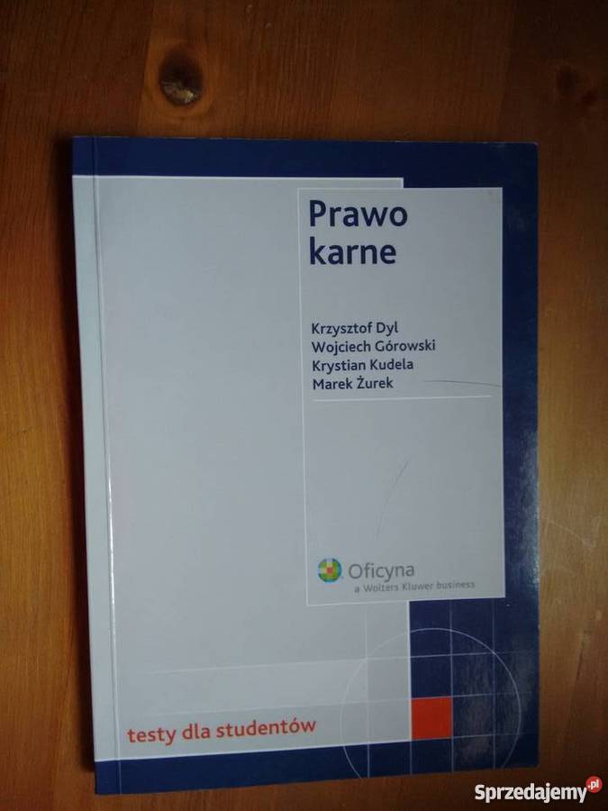 Prawo karne testy studentów Dyl i inni Książki i Podręczniki Kraków sprzedam