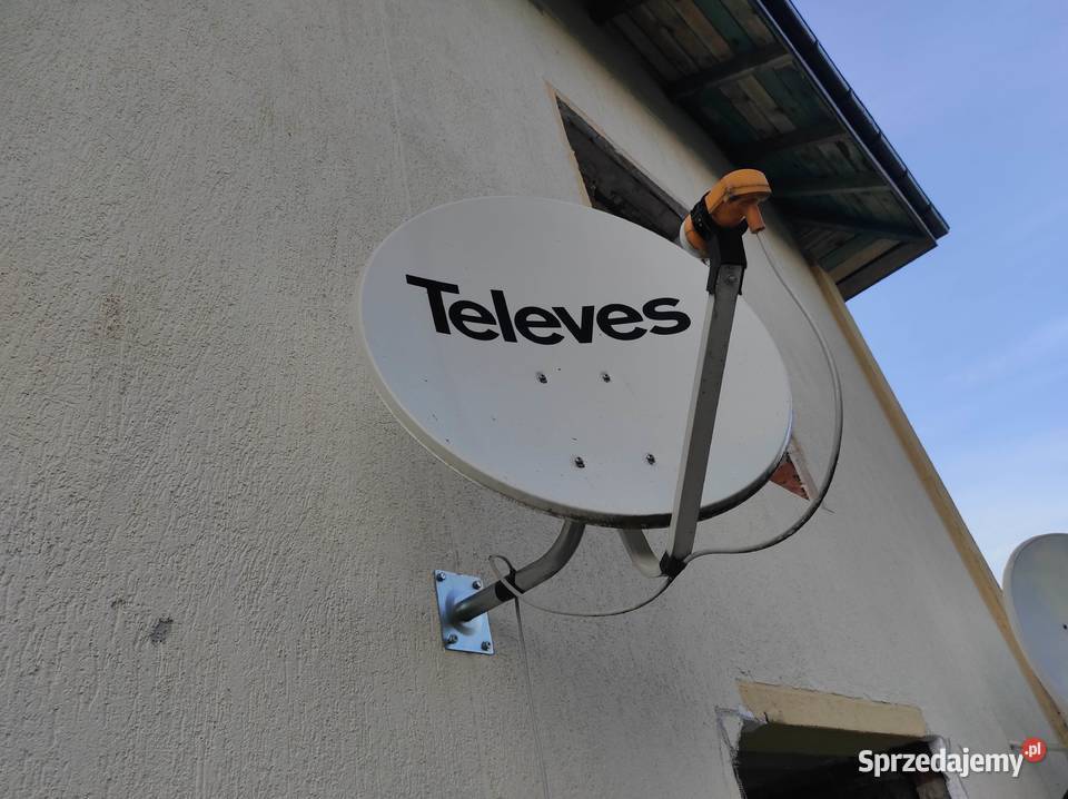 Antena satelitarna Televes używana konwerter Płock sprzedam