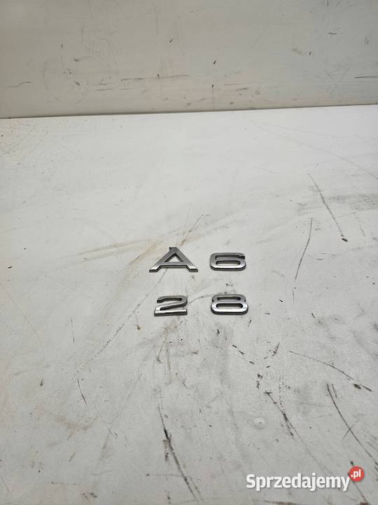 EMBLEMAT KLAPY TYŁ AUDI A6 C6 28 ORYGINAŁ śląskie Przystajń sprzedam