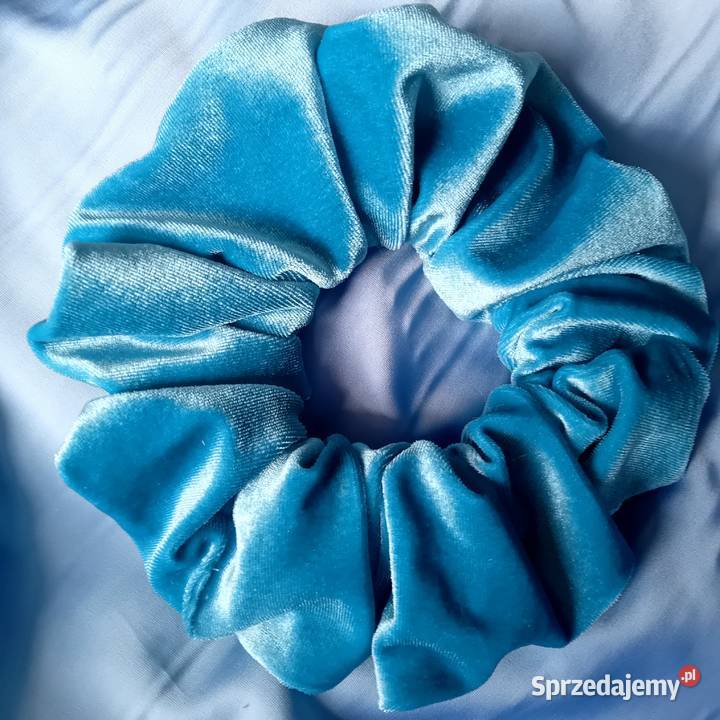 Modne frotki scrunchie welur aksamitnysatyna Bydgoszcz sprzedam