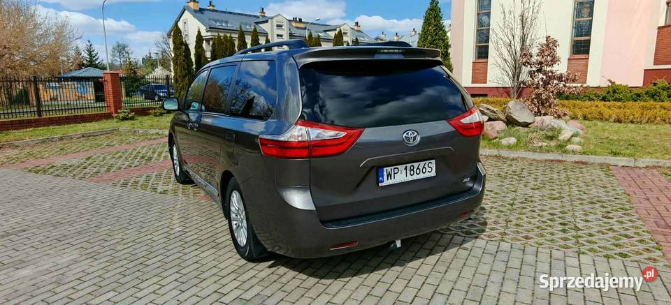 Toyota Sienna 2015 vat23 120 XLE Super stan Sienna Płock sprzedam