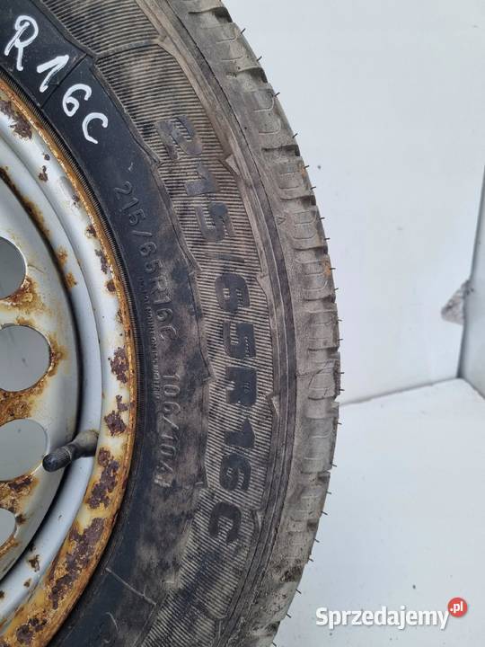 VW Transporter T5 T6 KOŁO ZAPASOWE Zapas felga Średnica 16" Chełm