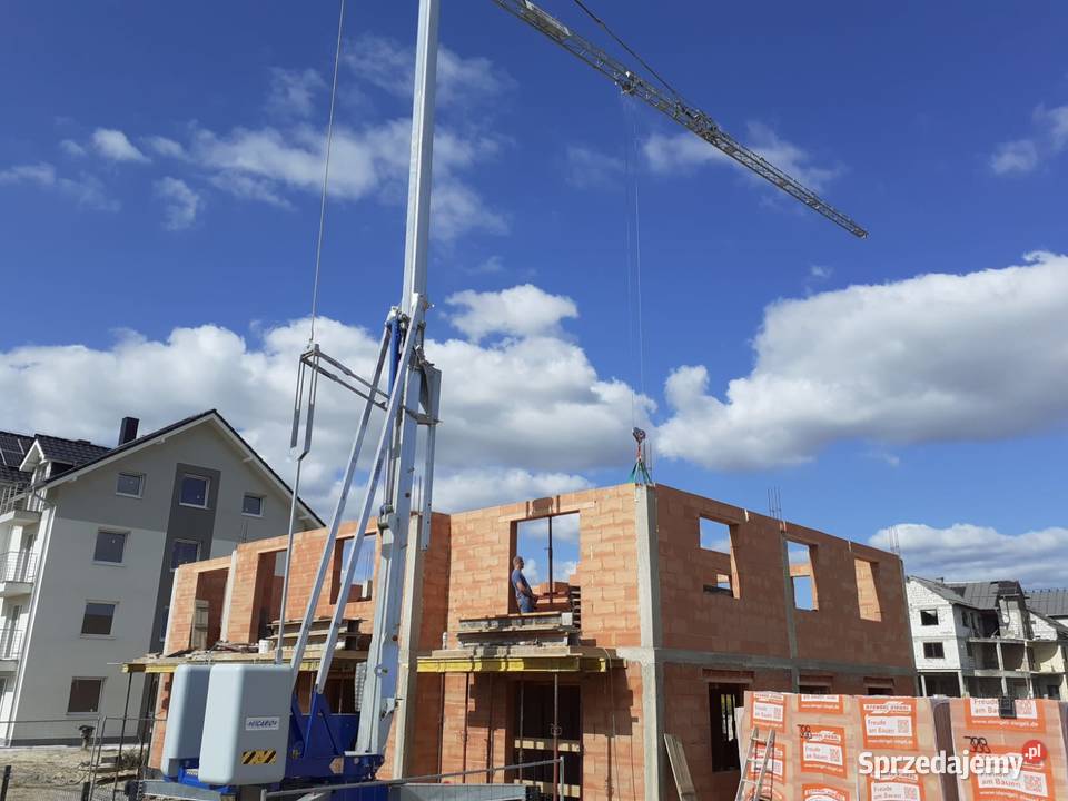 Żuraw dźwig dekarski budowlany mobilny VICARIO Dźwigi, podnośniki Ligota Piękna