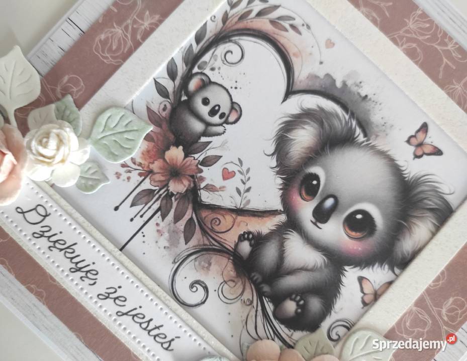 Kartka ręcznie robiona urodziny Dzień Matki