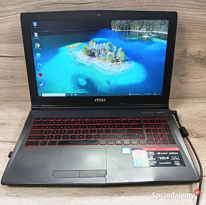 Laptop gamingowy MSI MS16J9 gtx 1050 nvidia Łańcut