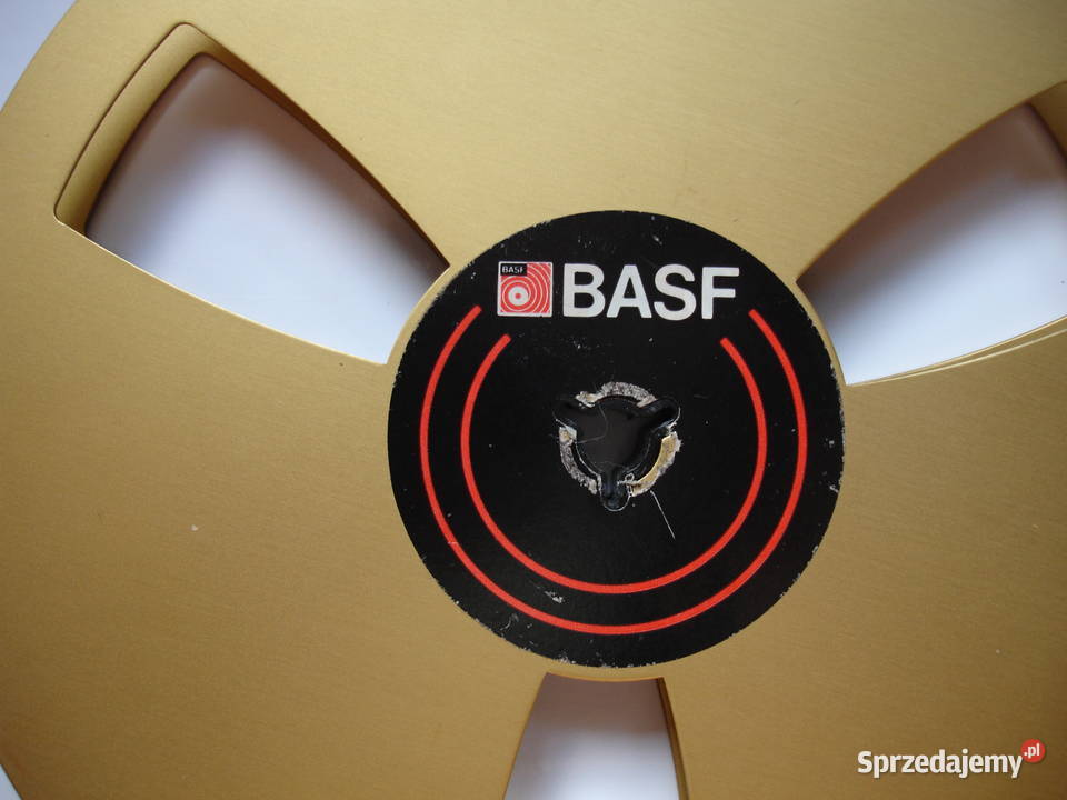 Szpula magnetofonowa ALU BASF18 złota lubuskie Zielona Góra