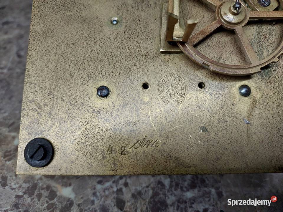 M168 Mechanizm starego zegara ściennego Carl Tczew