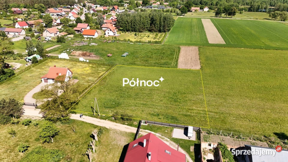 Regiel duża działka budowlana w spokojnej budowlana
