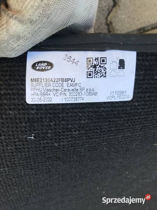 Dywaniki welurowe Range Rover Sport L461 23 i Pszczyna